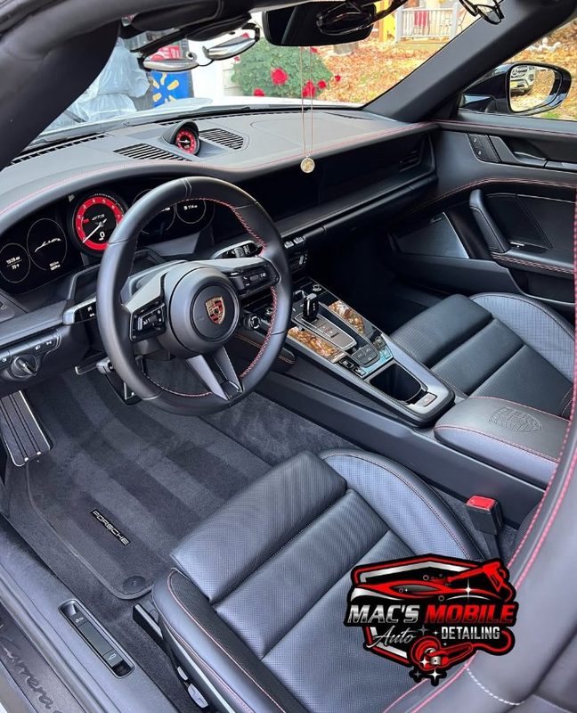 Porsche interior detail